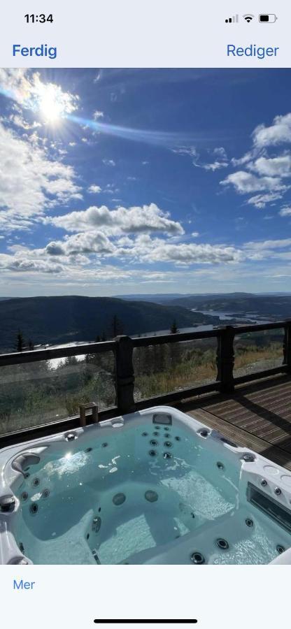 Norefjell - Storhytte Med Jacuzzi Og Fantastisk Beliggenhet Noresund المظهر الخارجي الصورة