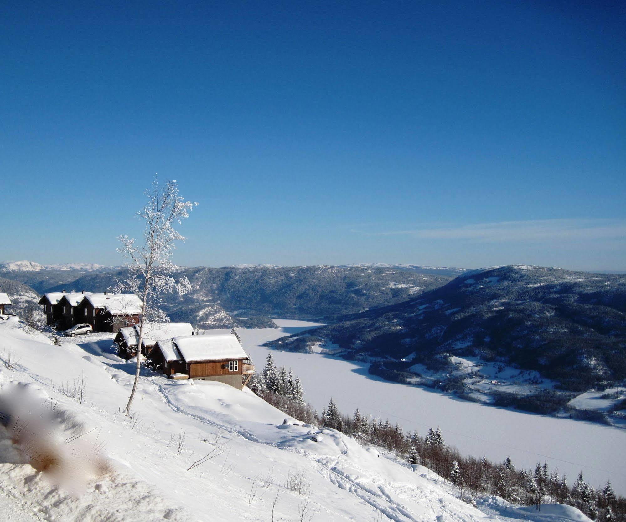 Norefjell - Storhytte Med Jacuzzi Og Fantastisk Beliggenhet Noresund المظهر الخارجي الصورة